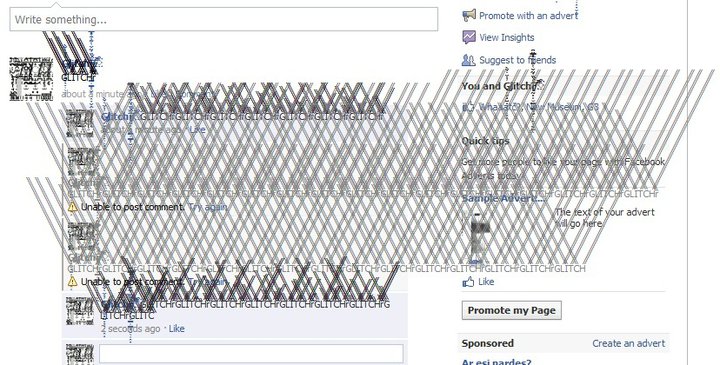 Glitchr Facebook