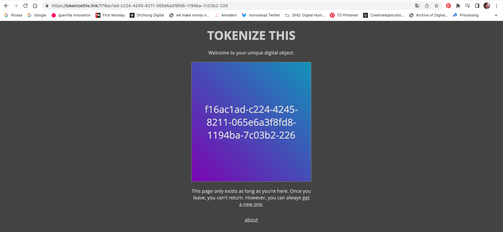 Tokenize This